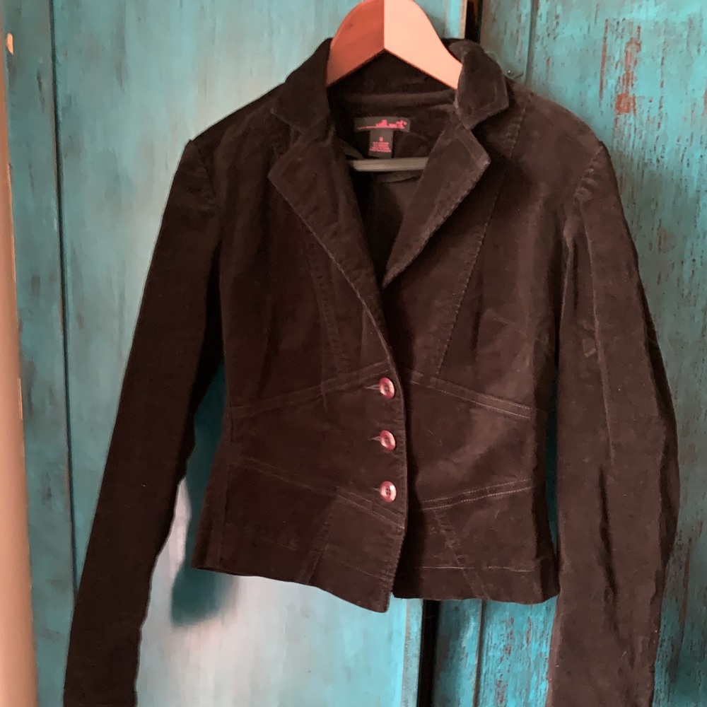 Willi Smith Black Corduroy Jacket